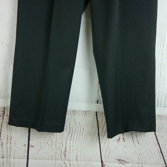 Slates Stretch Dark Gray Pleated Pants - Picture 2 of 8